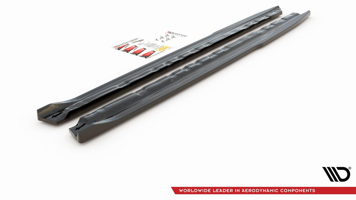 Side Skirts Diffusers Audi A1 S-Line GB