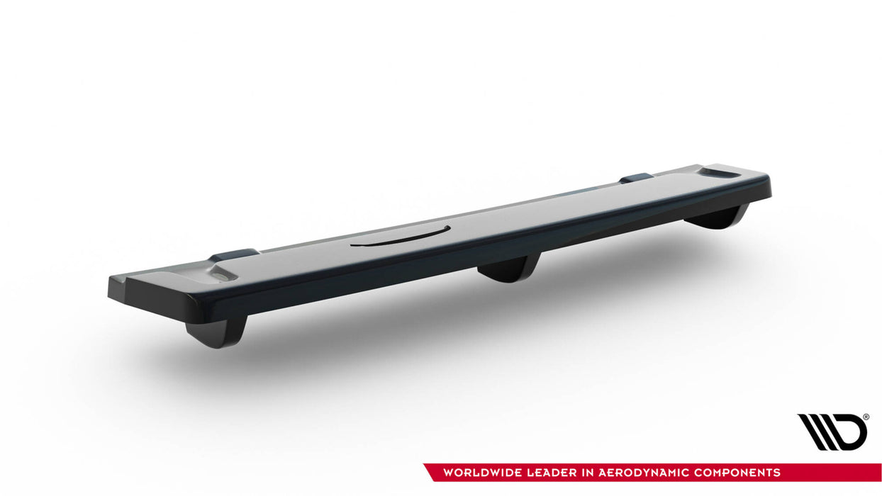 CENTRAL REAR SPLITTER VW GOLF VII R (with vertical bars)