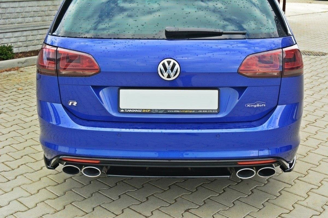 CENTRAL REAR SPLITTER VW GOLF MK7 R ESTATE (without a vertical bar)