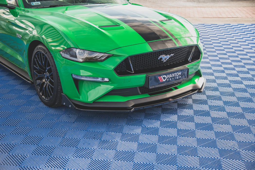 Front Splitter V.2 + Flaps Ford Mustang GT Mk6 Facelift