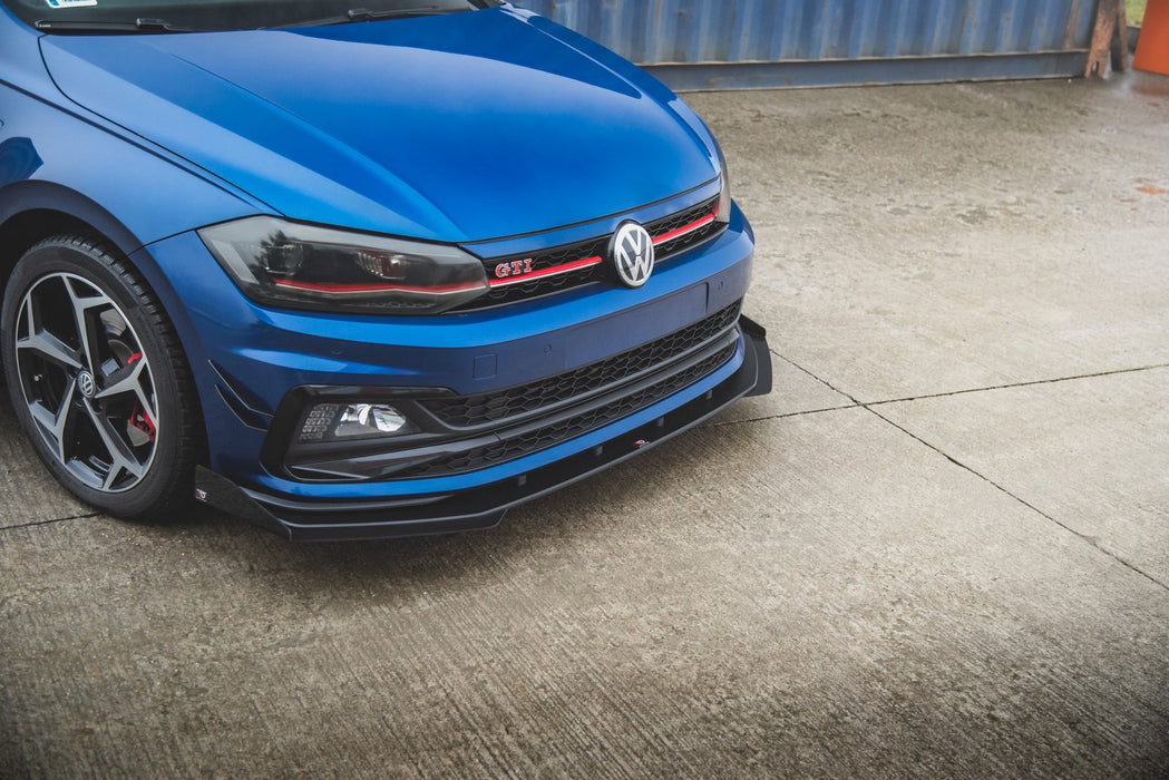 Racing Durability Front Splitter + Flaps Volkswagen Polo GTI Mk6