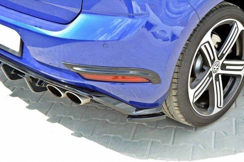 Rear Side Splitters VW Golf 7 R / R-Line Facelift