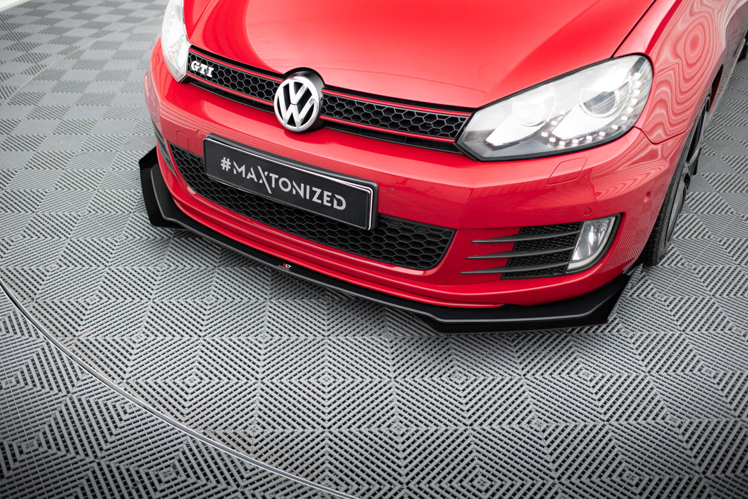 Racing Durability Front Splitter V.3 + Flaps Volkswagen Golf GTI Mk6