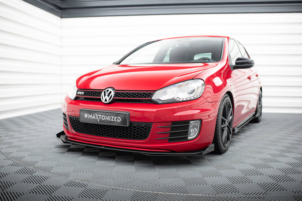 Racing Durability Front Splitter V.3 + Flaps Volkswagen Golf GTI Mk6