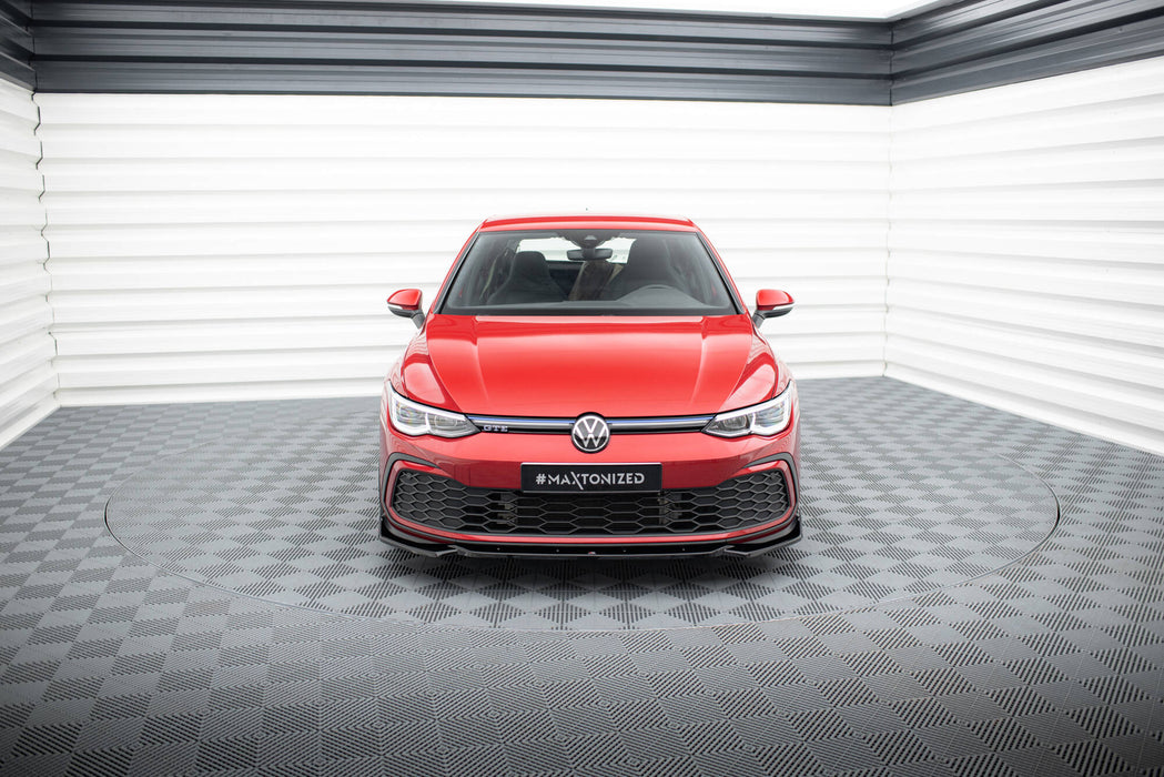 Front Splitter V.2 + Flaps Volkswagen Golf GTI / GTE / R-Line Mk8