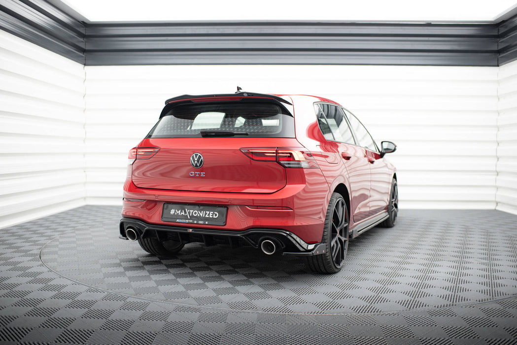 Rear Side Splitters V.2 + Flaps Volkswagen Golf GTI / GTE Mk8