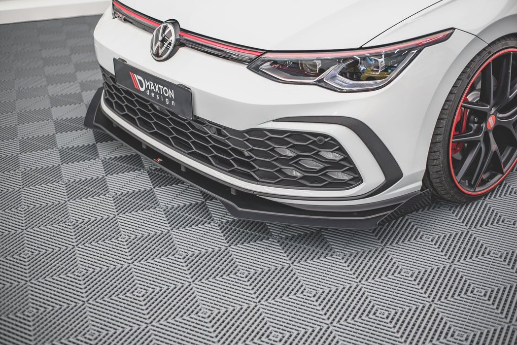 Racing Durability Front Splitter + Flaps Volkswagen Golf GTI / GTE / R-Line Mk8