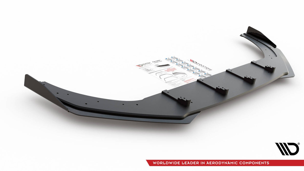 Racing Durability Front Splitter + Flaps Volkswagen Golf GTI / GTE / R-Line Mk8