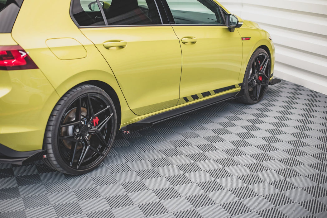 Racing Durability Side Skirts Diffusers + Flaps Volkswagen Golf GTI / GTE / GTI Clubsport / R-Line Mk8