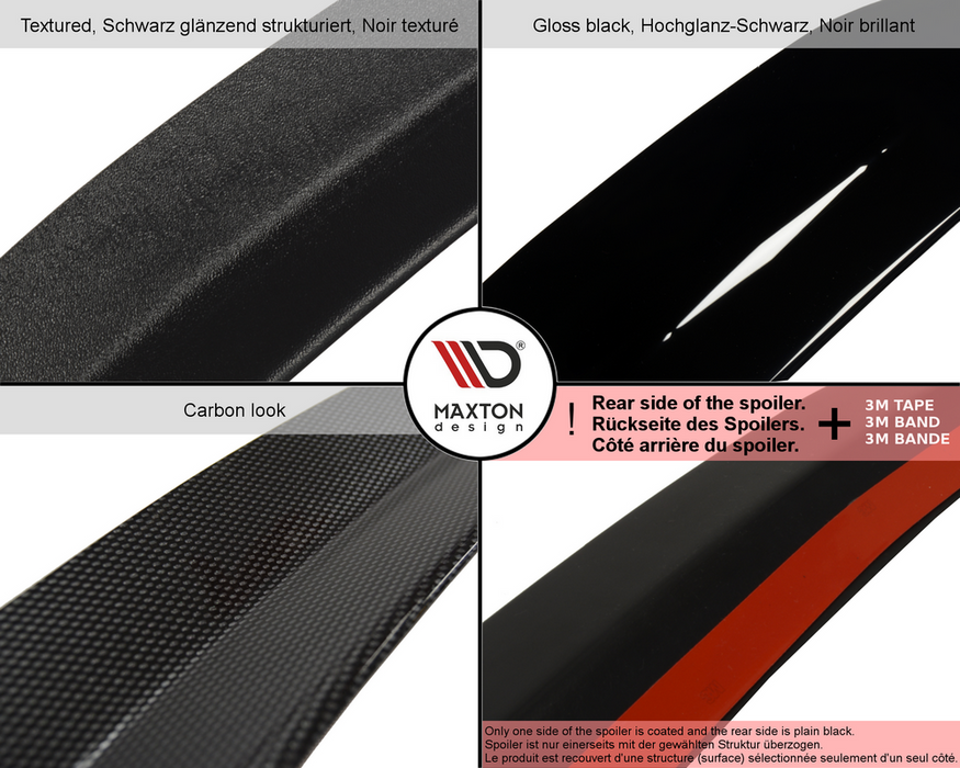 Spoiler Cap V.1 Volkswagen Golf 7 R / R-Line / GTI