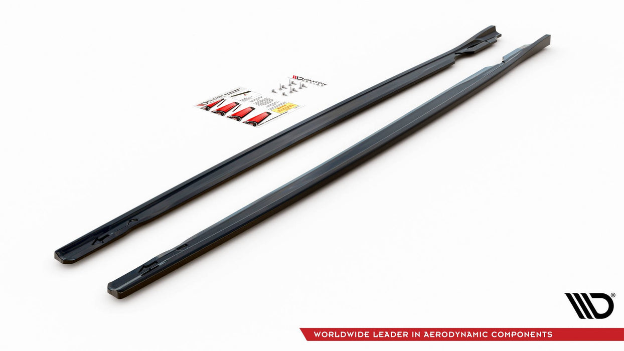 Side Skirts Diffusers V.2 Volkswagen Golf R Mk8