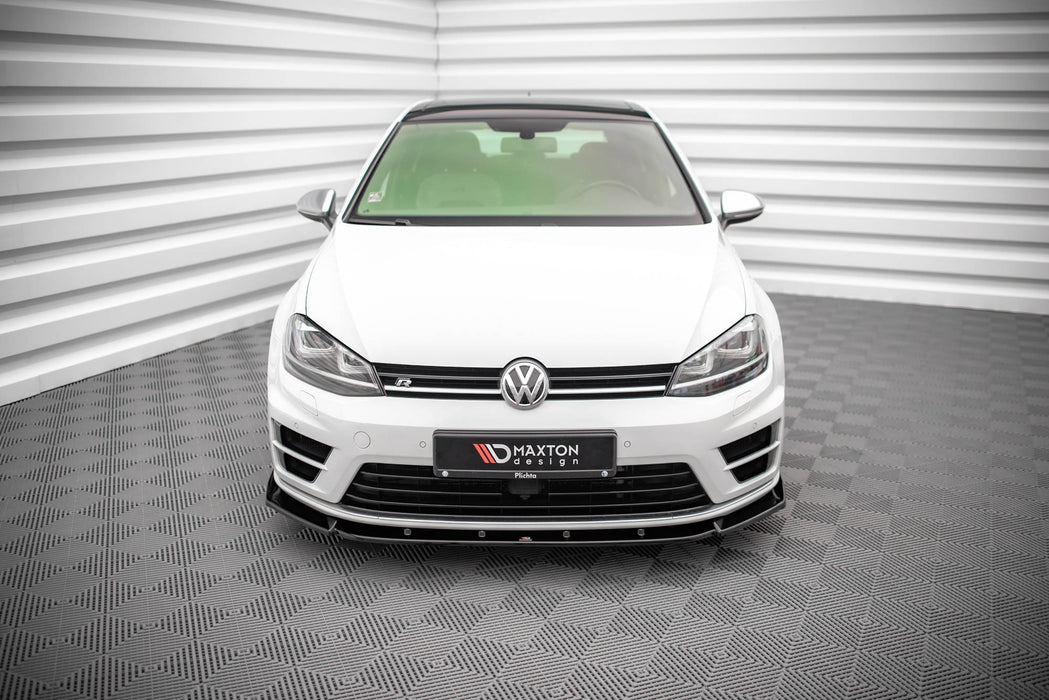 Front Splitter V.4 Volkswagen Golf R Mk7