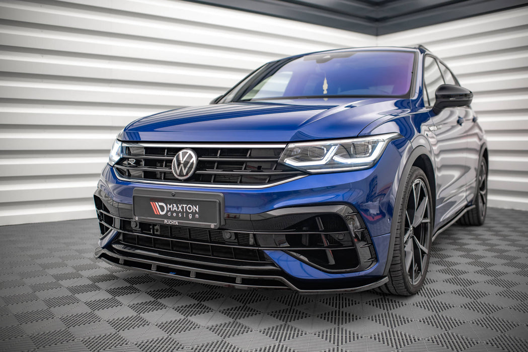 Front Splitter V.1 Volkswagen Tiguan R / R-Line Mk2 Facelift