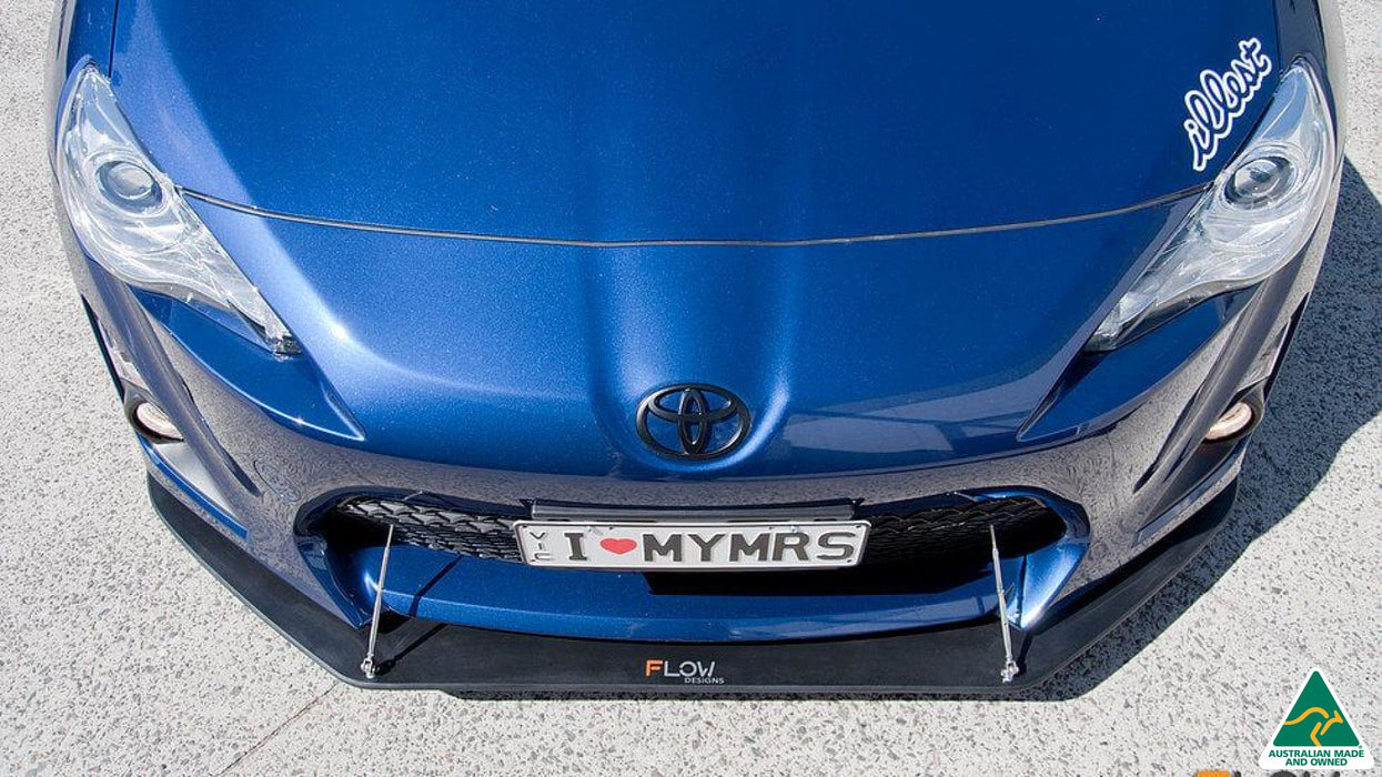 Blue Toyota 86 Front Splitter