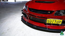 Red Lancer Evolution IX Front Lip Splitter