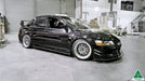 Black Lancer Evolution IX Front Lip Splitter