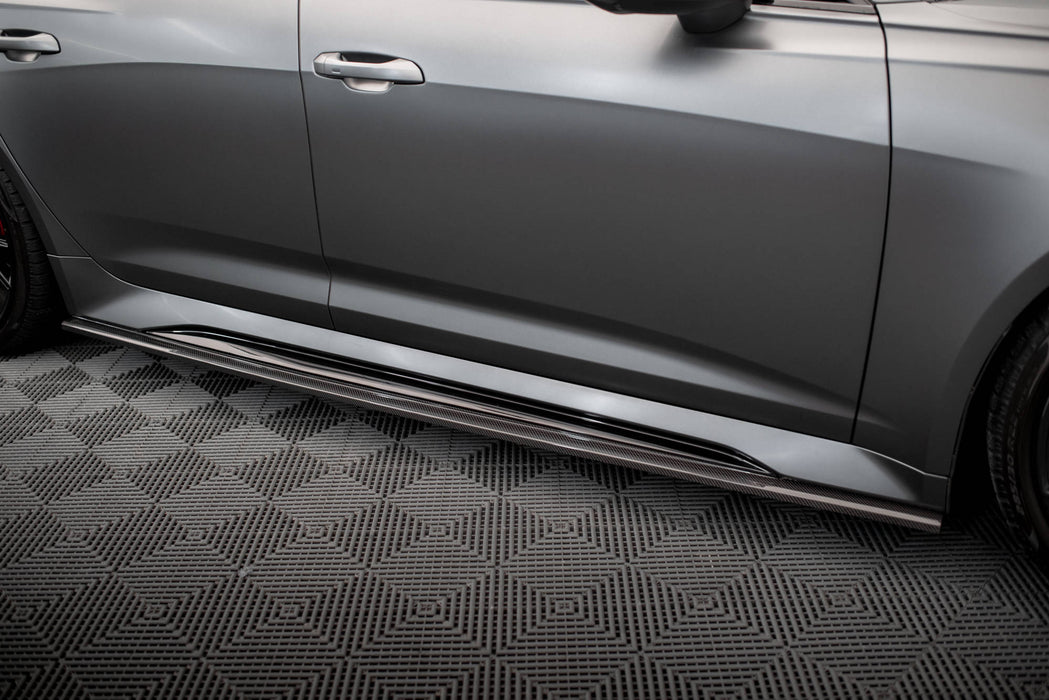 Carbon Fiber Side Skirts Audi RS6 C8 / RS7 C8