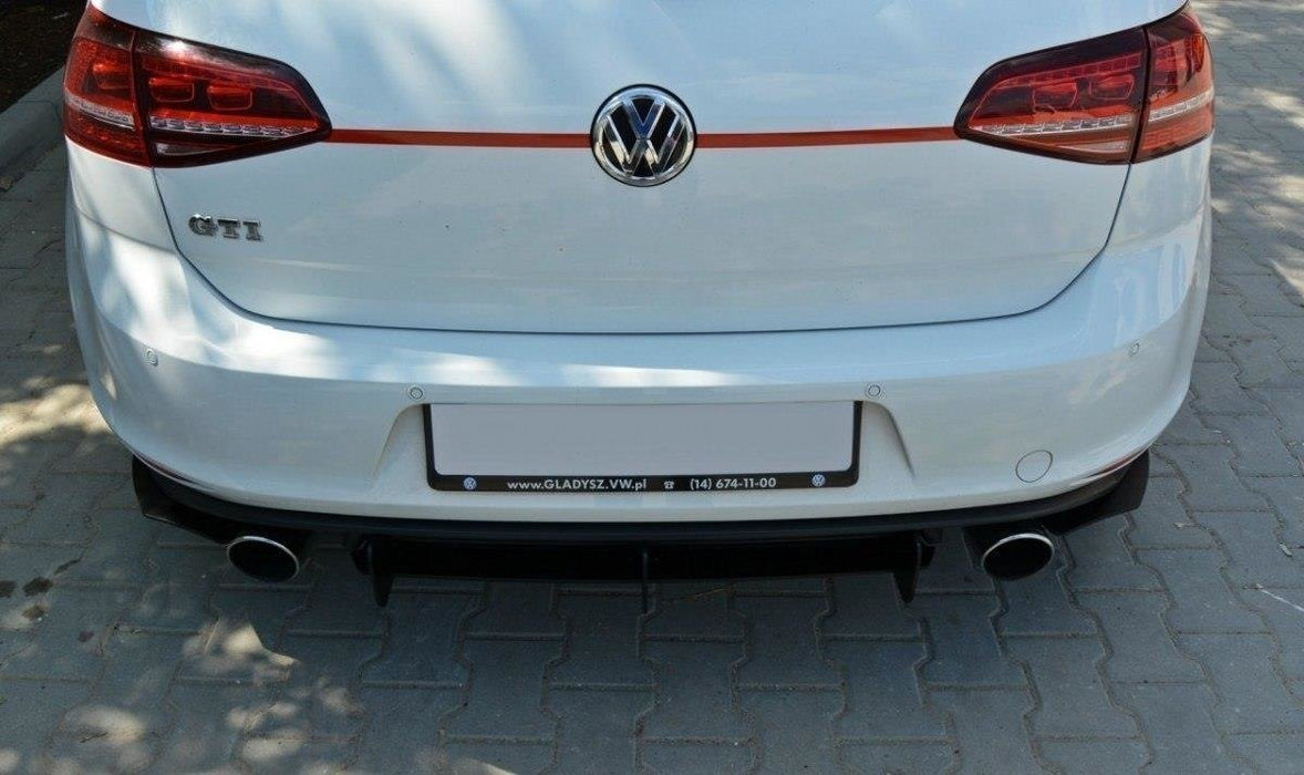 VW GOLF MK7 GTI REAR DIFFUSER & REAR SIDE SPLITTERS