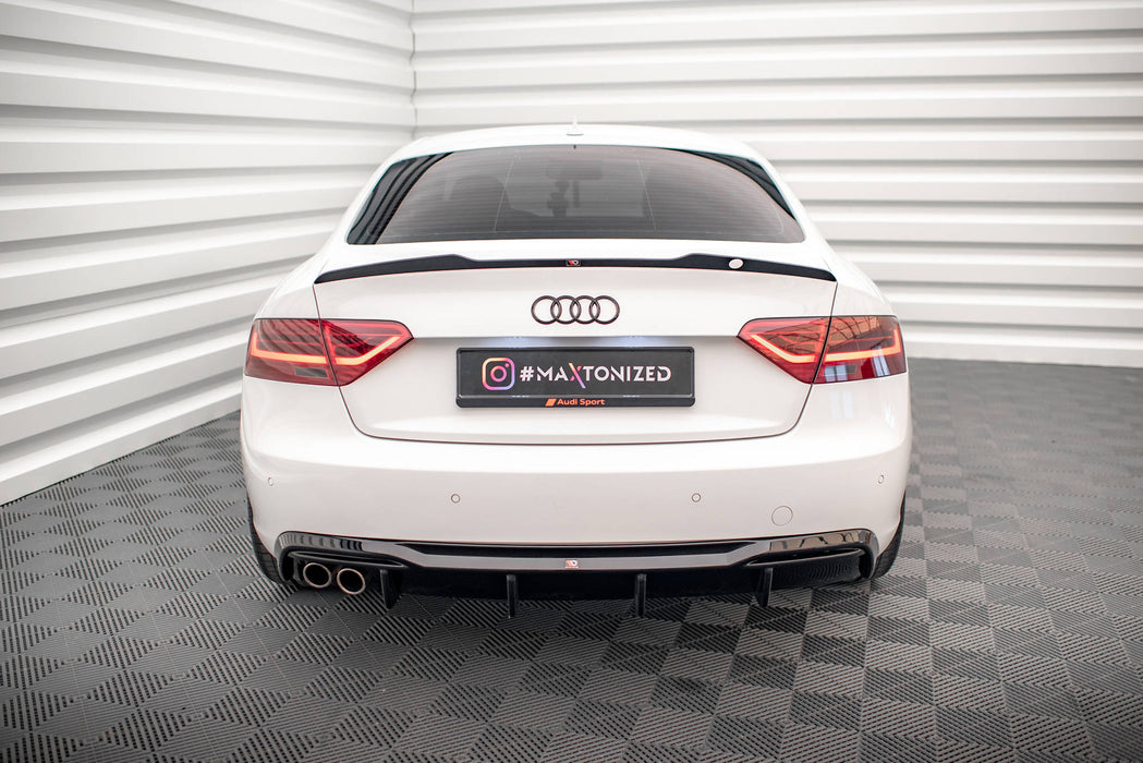 Rear Valance Audi A5 Coupe 8T Facelift (Version with dual exhausts on one side)