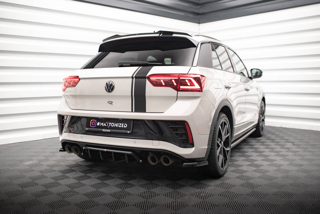 Central Rear Splitter (with vertical bars) Volkswagen T-Roc R / R-Line Mk1 Facelift