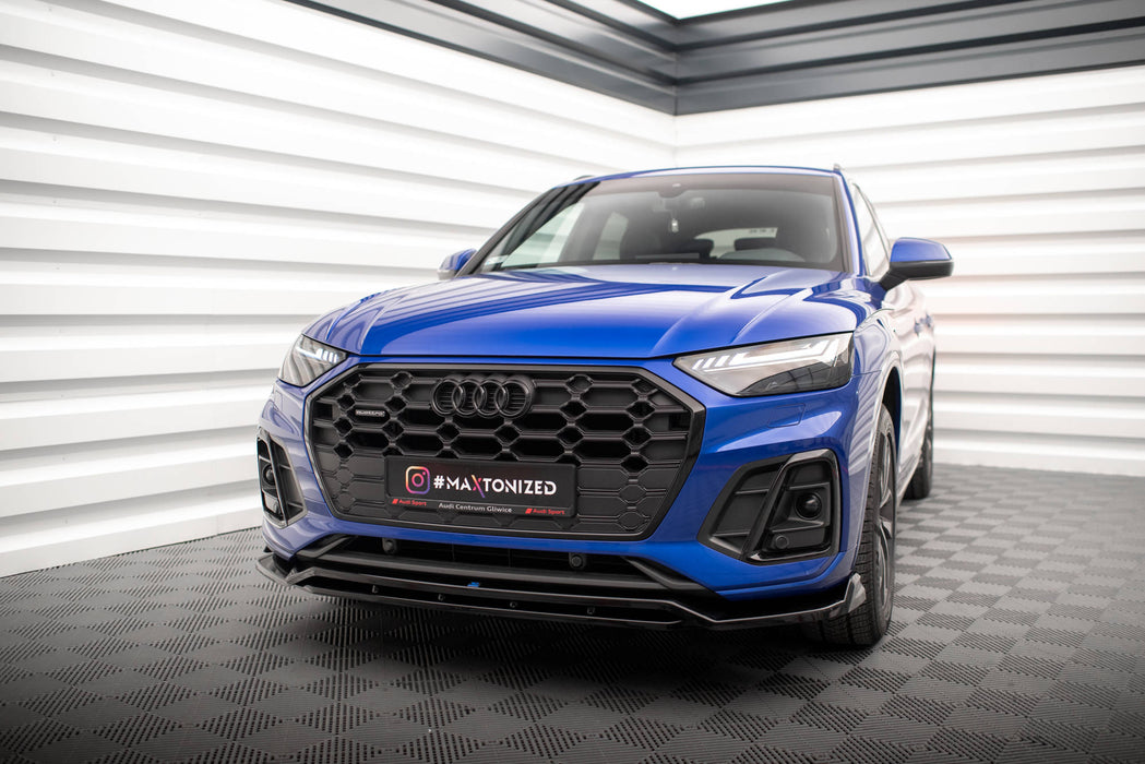 Front Splitter V.1 Audi SQ5 / Q5 S-Line SUV / Sportback Mk2 Facelift