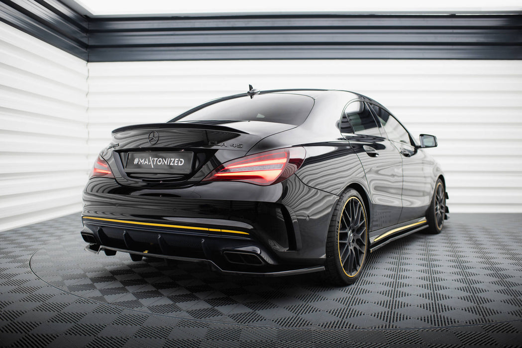 Central Rear Splitter (with vertical bars) Mercedes-AMG CLA 45 C117 Facelift