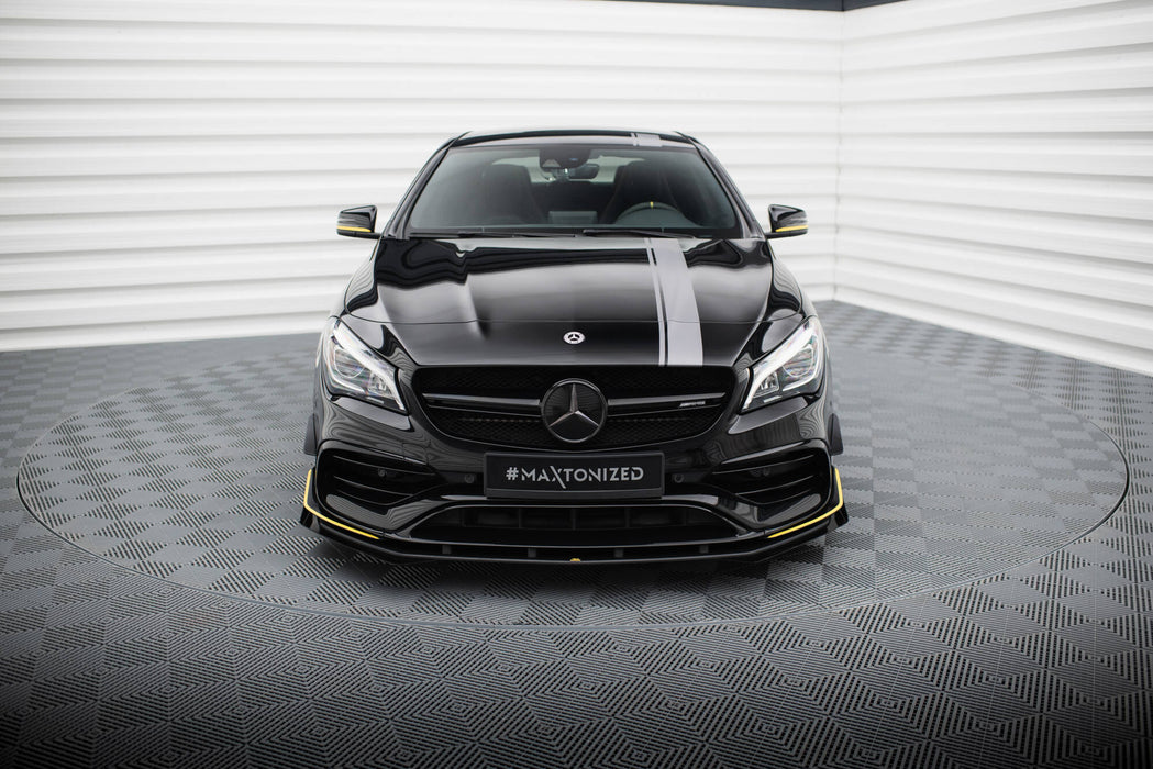 Street Pro Front Splitter + Flaps Mercedes-AMG CLA 45 Aero C117 Facelift