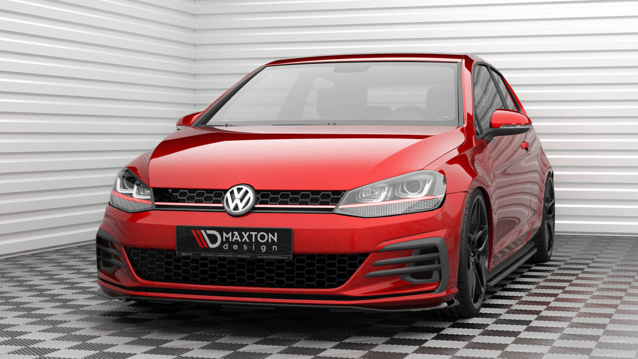 Front Splitter V.4 Volkswagen Golf GTI Mk7 Facelift