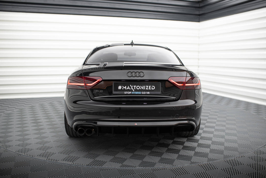 Rear Valance Audi A5 Coupe / Cabrio S-Line 8T (Single side dual exhaust version)