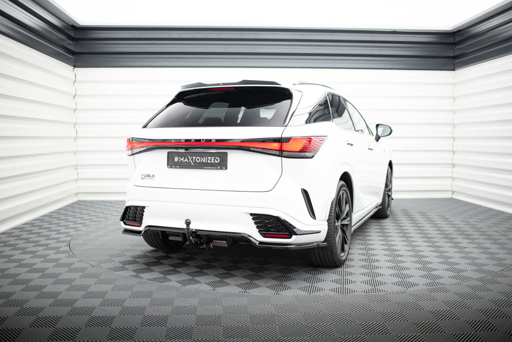 Central Rear Splitter (with vertical bars) Lexus RX F-Sport Mk5