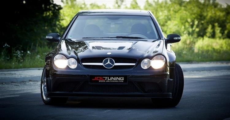 BODYKIT + BONNET MERCEDES CLK W209 BLACK SERIES LOOK