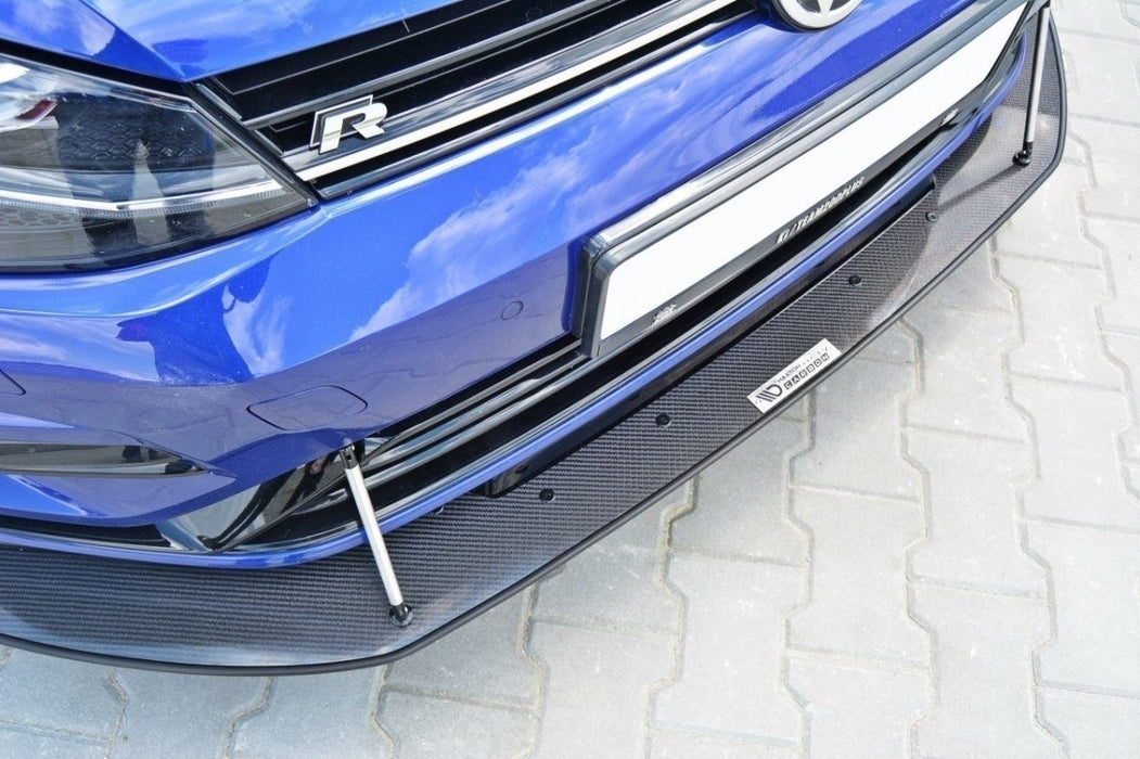 Hybrid Front Racing Splitter VW Golf 7 R / R-Line Facelift