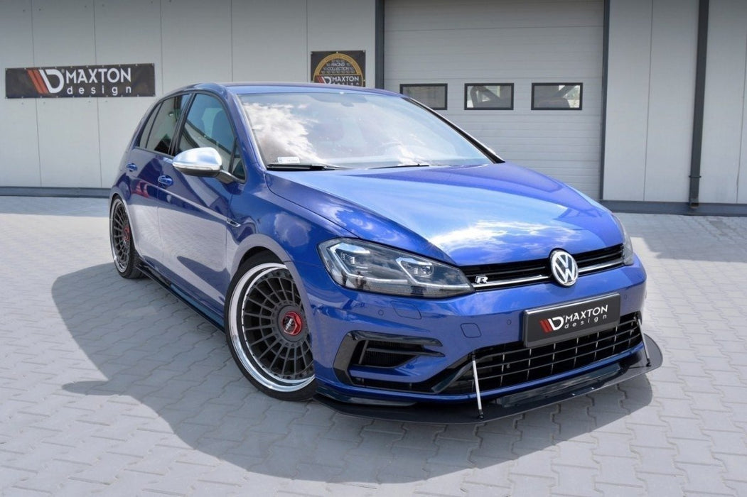 Hybrid Front Racing Splitter VW Golf 7 R / R-Line Facelift