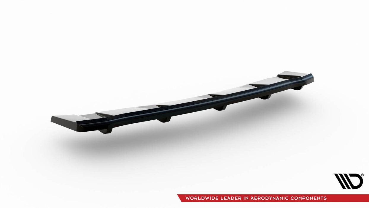 CENTRAL REAR SPLITTER Audi A5 F5 S-Line (with vertical bars)