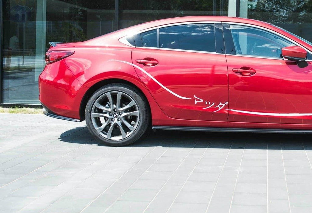 REAR SIDE SPLITTERS V.1 Mazda 6 GJ (Mk3) Facelift