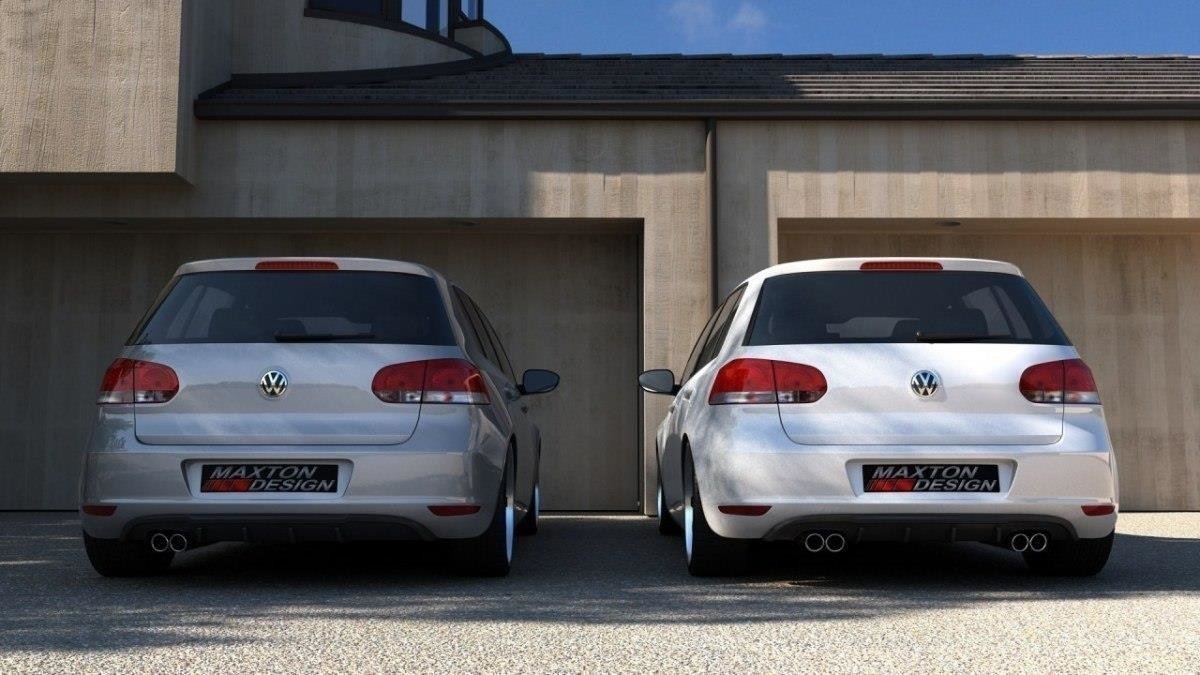 REAR VALANCE VW GOLF VI WITH 2 EXHAUST HOLE