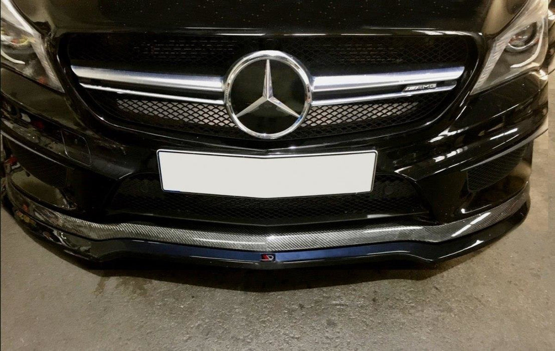 FRONT SPLITTER v.1 MERCEDES CLA 45 AMG C117 (PREFACE)