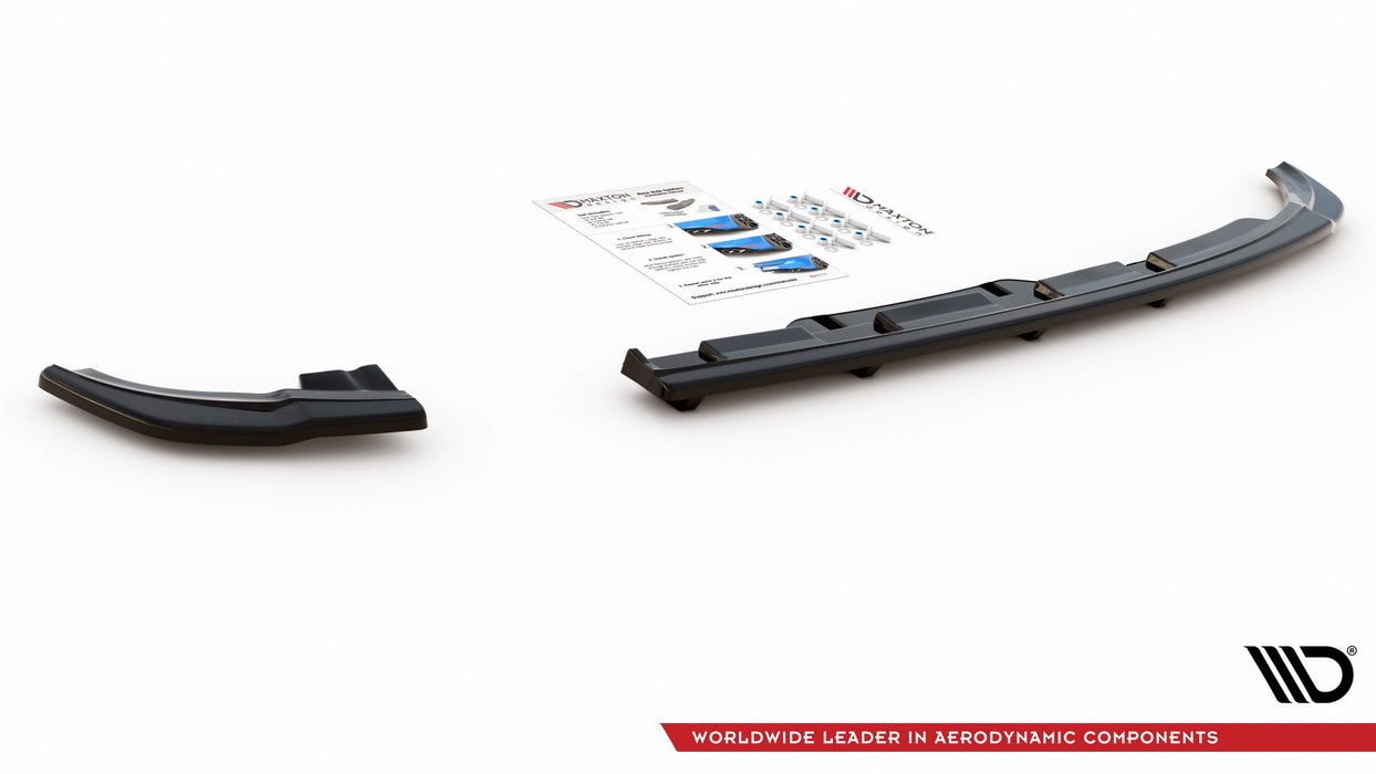 Central Rear Splitter (with vertical bars) VW Polo 6 GTI Mk6