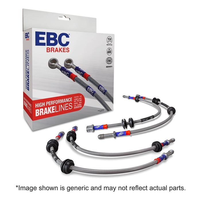 EBC VW GOLF MK6 GTI BRAIDED BRAKE LINES - SET X 4