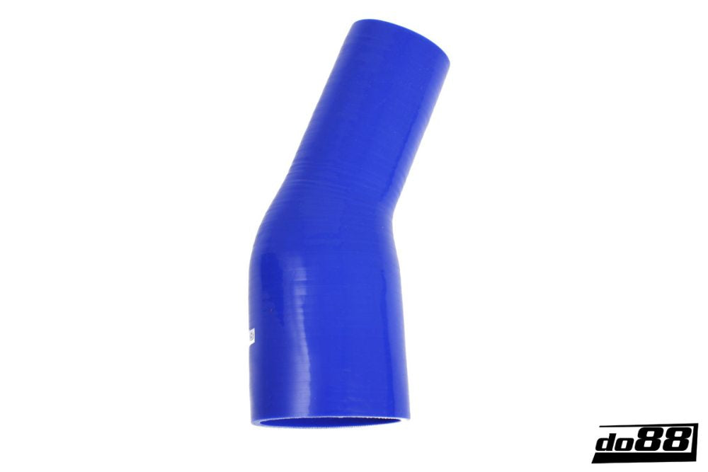 Silicone Hose Blue 25 degree 2,375 - 3,125'' (60 - 80mm)