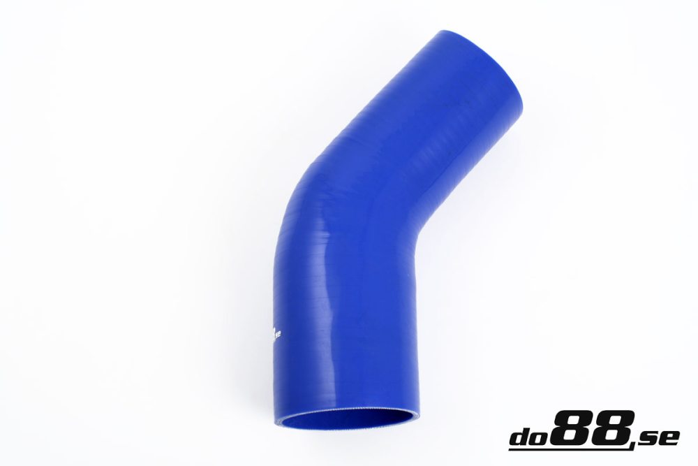 Silicone Hose Blue 45 degree 2,75 - 3,25'' (70-83mm)