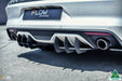 White Ford Mustang S550 FM Rear Diffuser