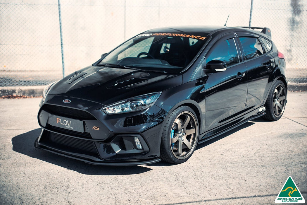 Black Ford MK3 Focus RS Side Skirt Extensions Splitters