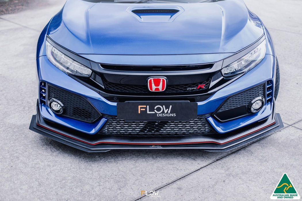 FK8 Civic Type R Front Lip Splitter Extensions (Pair)