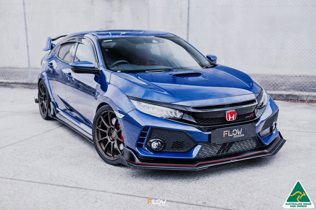 FK8 Civic Type R Front Lip Splitter Extensions (Pair)