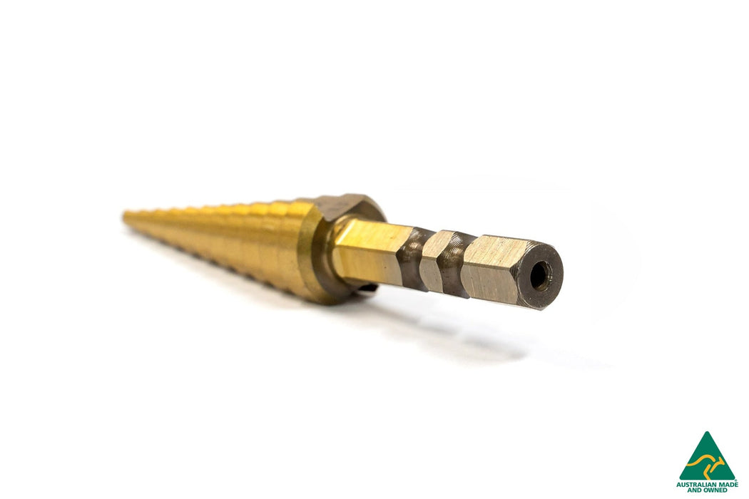 Metric Step Drill Bit : HSS Titanium Coated 3mm ‚Äì 13mm