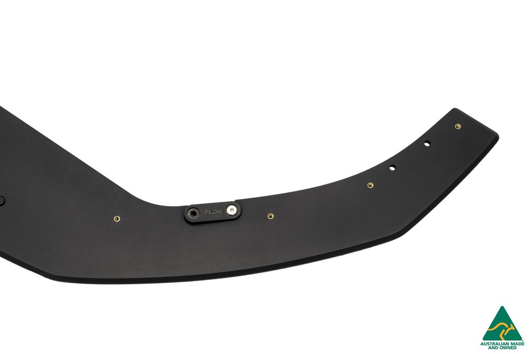 S3 8V Sedan FL Front Lip Splitter & Mounting Brace