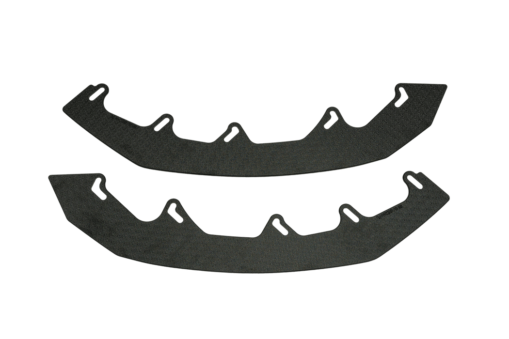 S3 8V Sedan FL Front Lip Splitter Extensions (Pair)