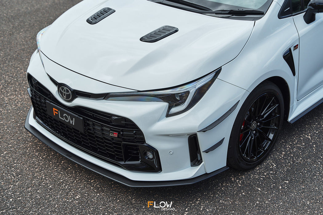 Corolla GR Chassis Mounted Front Lip Splitter (TEXTURED)