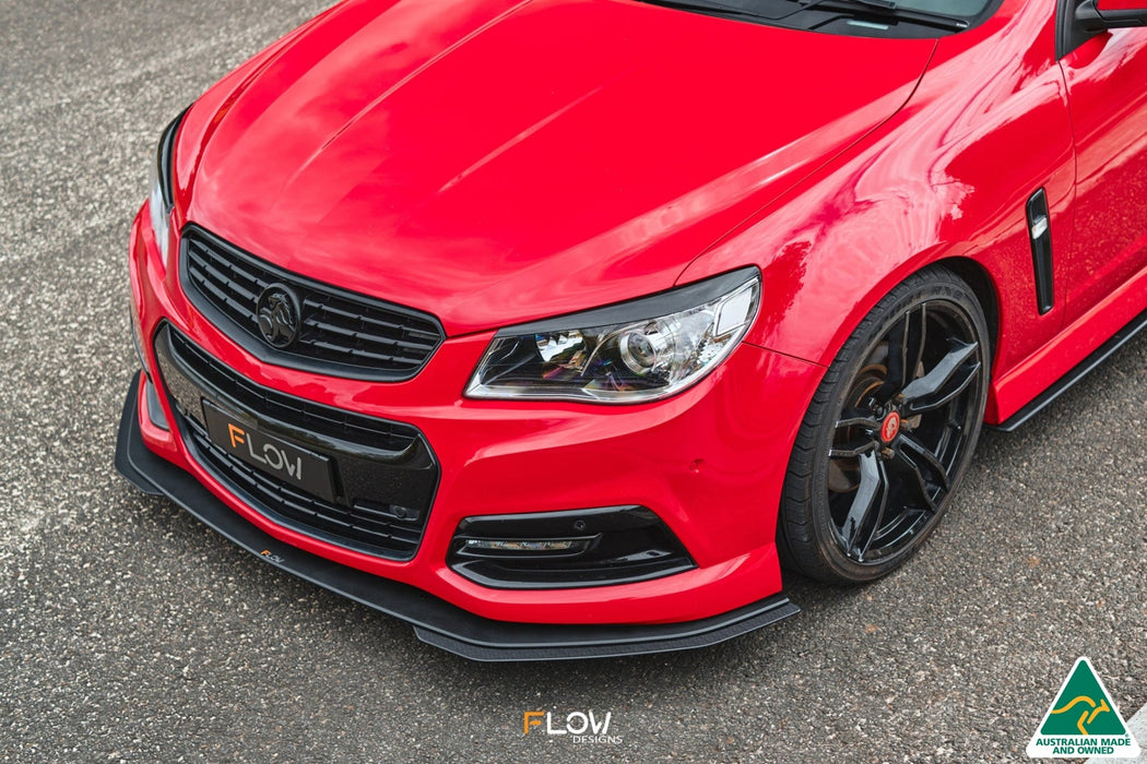 VF Commodore S1 Sedan Front Lip Splitter Extensions (Pair)